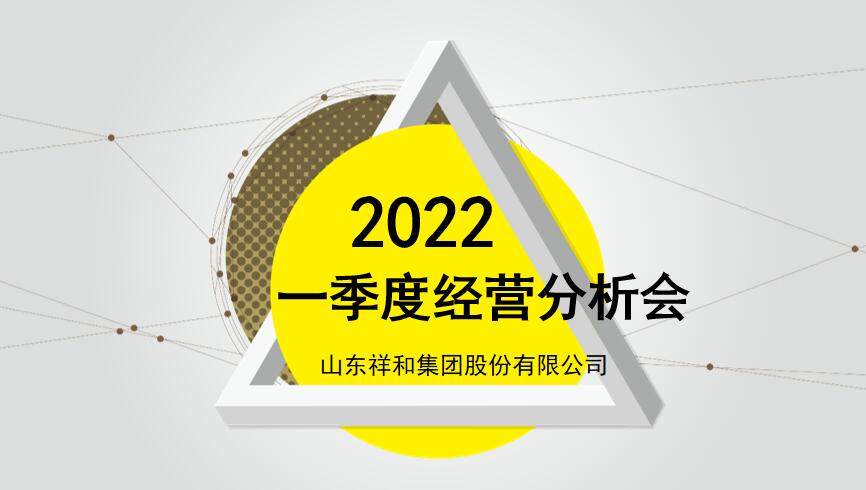 山東祥和集團組織召開2022年一季度經營分析會